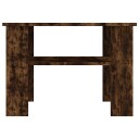 vidaXL Salongbord røkt eik 60x60x42 cm konstruert tre