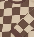 The New Collegegenser   TNSTVebbo   Chestnut Sjekk   The New   5 år (110)   Collegegenser Beige Brun