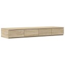  Nattbord i Sonoma Eik 120x36.5x16.5 cm Konstrukt Treet