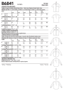 Butterick 6841 - Skjorte XM (S-M-L)