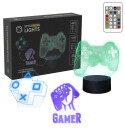 Manta SNL122RGB LED bordlampe Dekorasjon RGB 3D