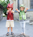 Great Pretenders Kostymer The All Day Everyday Dino Vest 3 4 år 98 104 Kostymer Grønn
