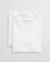 Gant 2-pakk t-skjorter med rund hals WHITE L