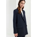 Selected Femme Dame Jakker Blå M,