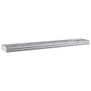 vidaXL Hevet Hagebed Sølv 480 x 80 x 24 cm galvanisert