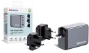 Verbatim 240W GaN Lader med 4 Porter, USB-A og USB-C, Hurtiglading