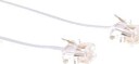 ACT Hvit 5 m Flat Telefonkabel Med RJ11 Kontakter