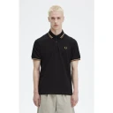 Fred Perry Herre Topper Svart 2XS,