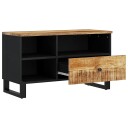  TV benk 80x33x46 cm heltre mango og konstruert tre