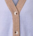Hound Cardigan   Strikk   Rib   Lilla/Beige   Hound   12 år 152   Cardigan Blå