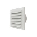 Flexit 117143 Ventilrist for Ø100 mm kanal med stuss Rød Ventilasjon