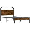  Sengeramme uten madrass røkt eik 90x190 cm konstruert tre 8721158564429