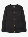 Y.A.S Laurie Long Sleeve Padded Jacket NavyBl Sort 44