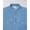 Edwin Work Shirt Ls Blue   Light Used   Blue   S