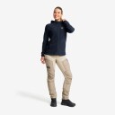 Revolutionrace Hiker Fleece Hoodie Herre Deep Navy 4XL Herre Overdeler Fleece & midlayers