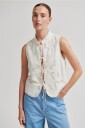 Second Female   Vest Vilea Top   Natur