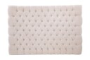 Sengegavl Estelle 210 cm Fløyel   Beige