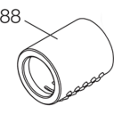 VOLA VR88 20 Børstet krom