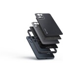 Dux Ducis Fino Case Cover Covered with Nylon Material Oppo Reno7 Pro 5G Black