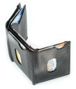 Trend PANORAMA SH 380 liten skyvelommebok/kortholder Svart