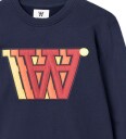 Wood Wood Collegegenser   Tye Applique   Navy   Wood Wood   Small   Collegegenser   Blå