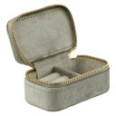 DARK Velvet Jewellery Box Micro Milieu Green