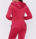 Juicy Couture Cardigan   Robertson   Velur   Persisk Ed   Juicy Couture   XXS   Xtra Xtra Small   Cardigan   Rød