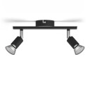 Philips Påbygd spotlys Overflateegnet GU10 2 ampuller 220-240 V Sort