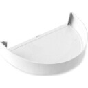 Plastmo endebunn, 11" hvit white