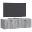  Vegghengt TV skap Grå sonoma 98 x 41 x 30 cm Konstruert tre