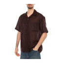ONLY & SONS Onslaurence Linen Resort Collar Ss Noos - Brown - S