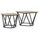  Sidebord 2 stk Sonoma Eik Konstruert Tre