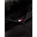Tommy Jeans Tjw Slim Hood Puffer Down Ext   Black   XS