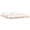 vidaXL Sengeramme 160x200 cm heltre furu