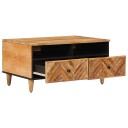  Kaffebord med skuff Brun 80 x 54 x 40 cm Massiv mango tre