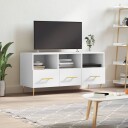 vidaXL TV-benk hvit 102x36x50 cm konstruert tre 8720845944452