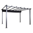 Venture Home Design Lazio Pergola, Sort m. stoff 1670986-02-0 1648466-01-0