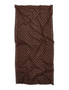 Becksöndergaard Tulipa Long Cotta Scarf Brown ONE SIZE