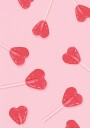 Pink Heart Lollipops Plakat / 70x100