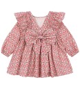 Konges Sløjd Kjole   Evia Bow   Felice Rose   Konges Sløjd   3 år (98)   Kjole Beige Rosa