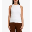 Federica Tosi Dame Topper Hvit M,