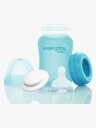 Everyday Baby Varmeindikerende Tåteflaske Glass 150 ml Turkis