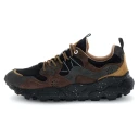 Flower Mountain Yamano 3 Suede/Nylon Sneaker Black/Brown