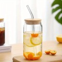 Modern Iskaffeglass med lokk Klar