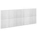 vidaXL Gabion med 5 mm tråd og 5x2,5 cm nett 500x10x200 cm