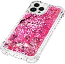 Trolsk Mobildeksel med Flytende Glitter Rosa (iPhone 13 Pro)