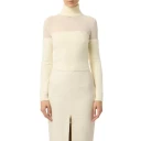 Elisabetta Franchi Dame Strikkevarer Beige XS