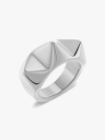 Edblad Peak Rivet Ring Steel Sølv M