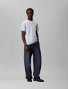 Calvin Klein Ss Micro Logo Crewneck Tee Blue S