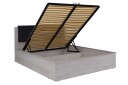 Denver Seng 182x214 cm LED belysning   Eik